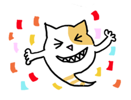 Cat ghost, Mikeshima Mr. sticker #7634241