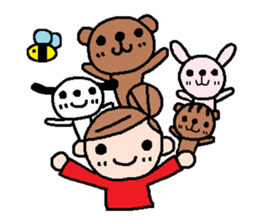 HANAchan and friends 2 sticker #7634336