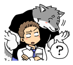 Therianthrope and Human sticker #7634816