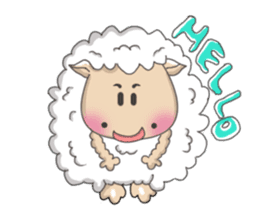 Sheep enjoy life sticker #7634940
