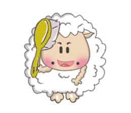 Sheep enjoy life sticker #7634951