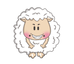 Sheep enjoy life sticker #7634953