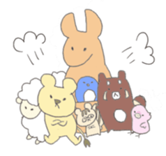 7 animals sticker #7635138