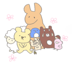 7 animals sticker #7635139