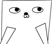 Box of a scribble sticker #7635182