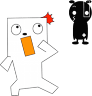 Box of a scribble sticker #7635195