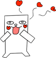 Box of a scribble sticker #7635208