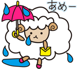 Kawai Cute Unique Awesome Sheep Sticker2 sticker #7635460