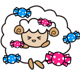 Kawai Cute Unique Awesome Sheep Sticker2 sticker #7635461