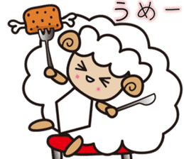 Kawai Cute Unique Awesome Sheep Sticker2 sticker #7635465