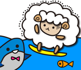 Kawai Cute Unique Awesome Sheep Sticker2 sticker #7635475