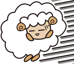 Kawai Cute Unique Awesome Sheep Sticker2 sticker #7635495