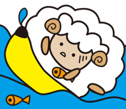 Kawai Cute Unique Awesome Sheep Sticker2 sticker #7635497