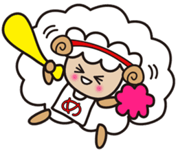 Kawai Cute Unique Awesome Sheep Sticker2 sticker #7635498