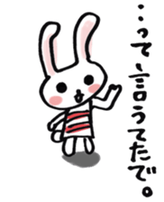 Kansai dialect pinkrabbit sticker #7637146