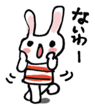 Kansai dialect pinkrabbit sticker #7637150