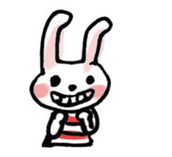 Kansai dialect pinkrabbit sticker #7637151