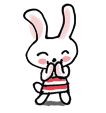 Kansai dialect pinkrabbit sticker #7637152