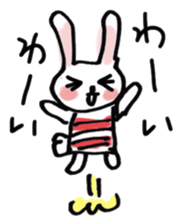 Kansai dialect pinkrabbit sticker #7637153