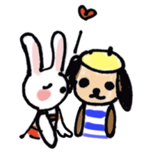 Kansai dialect pinkrabbit sticker #7637163