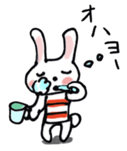 Kansai dialect pinkrabbit sticker #7637178