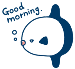 Simple and cute Mola mola (English Ver.) sticker #7637180