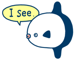 Simple and cute Mola mola (English Ver.) sticker #7637183