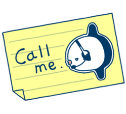 Simple and cute Mola mola (English Ver.) sticker #7637192