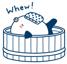 Simple and cute Mola mola (English Ver.) sticker #7637219