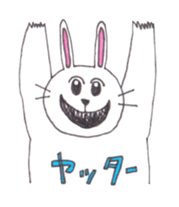 Neko Taro and Usa Goro sticker #7637507