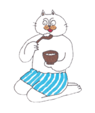 Neko Taro and Usa Goro sticker #7637526