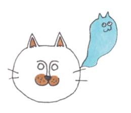 Neko Taro and Usa Goro sticker #7637532