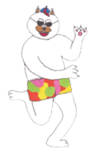 Neko Taro and Usa Goro sticker #7637533