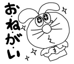 The rabbit which is one's own pace 2 sticker #7637663