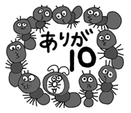 The rabbit which is one's own pace 2 sticker #7637665