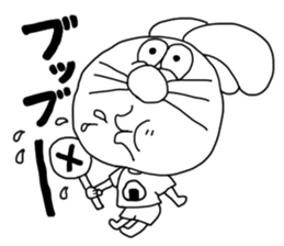 The rabbit which is one's own pace 2 sticker #7637683