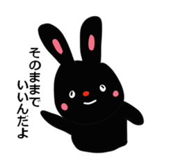 On your side, the black rabbit.2nd. sticker #7638664