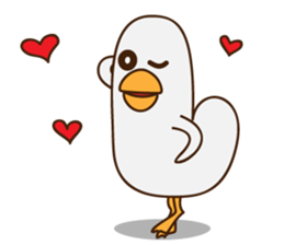Cute mother duck sticker #7639737