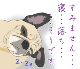 Pug dog Sticker vol.2 sticker #7639801