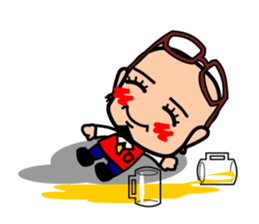 Easy to use Taiwanese. & Japanese Poppa sticker #7640292