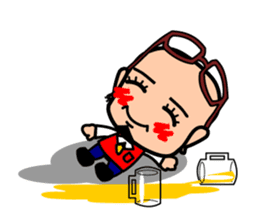 Easy to use Taiwanese. & Japanese Poppa sticker #7640292