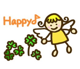 A little angel of happiness 2 sticker #7640301