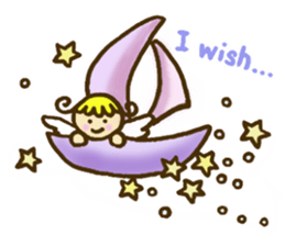A little angel of happiness 2 sticker #7640303