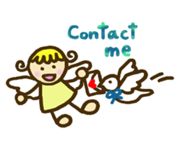 A little angel of happiness 2 sticker #7640304