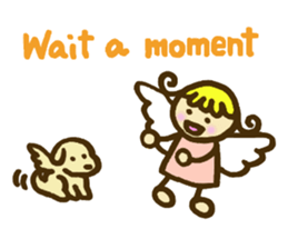A little angel of happiness 2 sticker #7640305