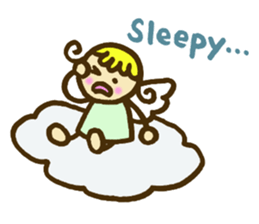 A little angel of happiness 2 sticker #7640307