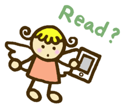 A little angel of happiness 2 sticker #7640316