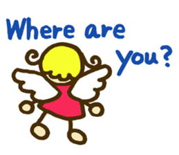 A little angel of happiness 2 sticker #7640317