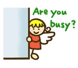 A little angel of happiness 2 sticker #7640318