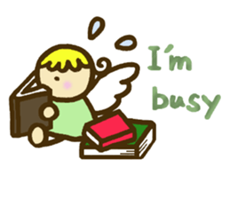 A little angel of happiness 2 sticker #7640319